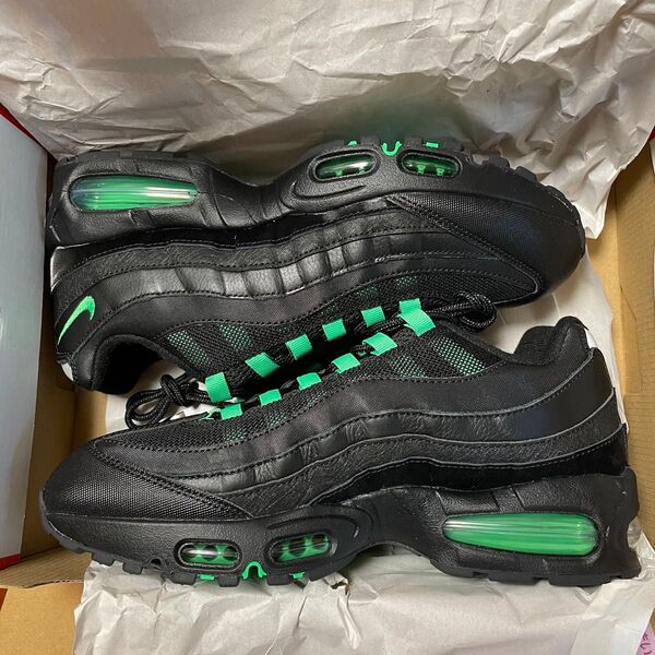 27.5cm Nike Air Max 95 OG Big Bubble Green Shock エアマックス95