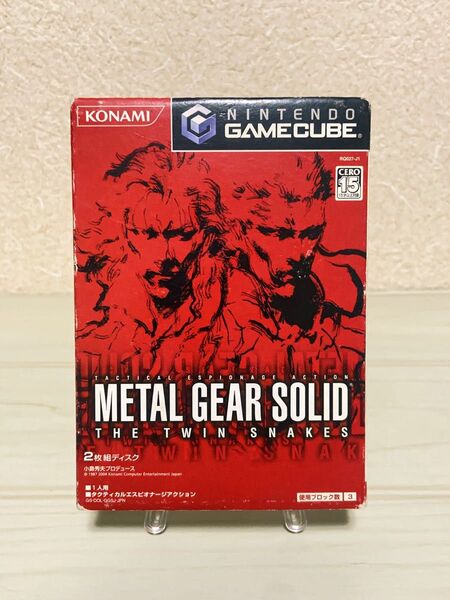 ゲームキューブソフト メタルギアソリッド ツインスネークス METAL GEAR SOLID THE TWIN SNAKES