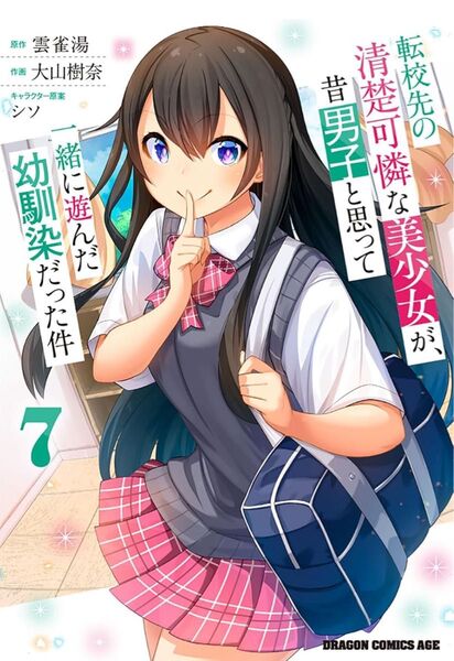 転校先の清楚可憐な美少女が