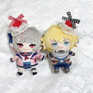 10cm にじぱぺっと おまんじゅう ぬい服 被り物 ヘッドドレス さくらんぼ