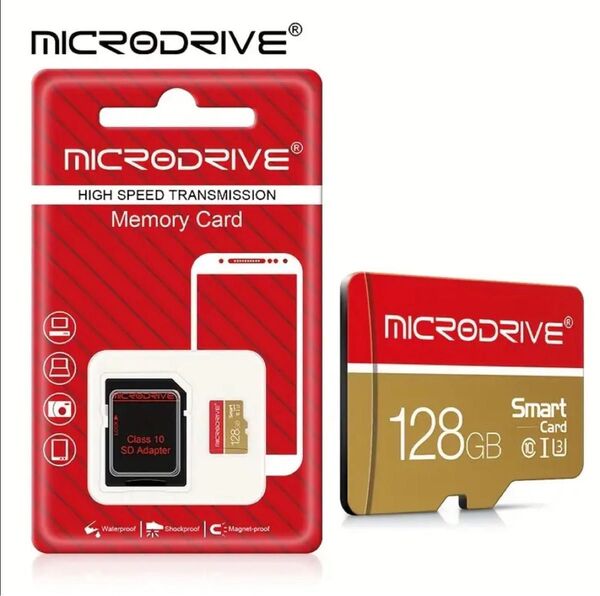 MICRODRIVE 128GB MicroSDメモリーカード
