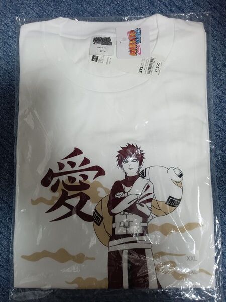 新品未使用 ジーユー 我愛羅 ナルト Tシャツ NARUTO XXLサイズ