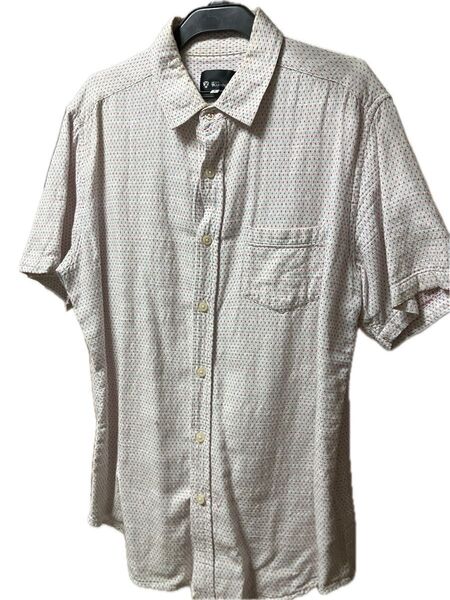 半袖シャツ ドット柄 THE SHOP TK サイズL 古着 半袖シャツ