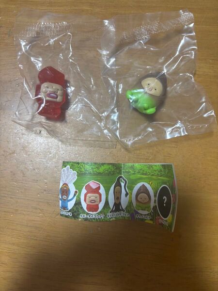 こびとづかん おすわりマスコット4 2種 (ルビーダイコウブツ、タケノコビト)