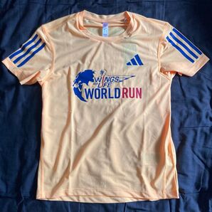 新品adidas WINGS FOR LIFE WORLD RUN 陸上用シャツ