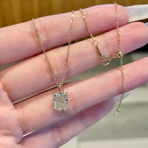 ラボグロウンダイヤモンドネックレスk18