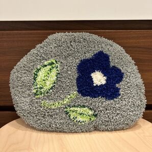 【NEW】タフティング ミニラグ ウォールアート インテリア お花 シンプル
