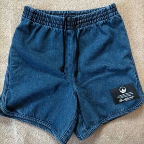 アディダス オリジナルス デニム ショートパンツ XSサイズ レディース ハーフパンツ 青 ブルー インディゴ