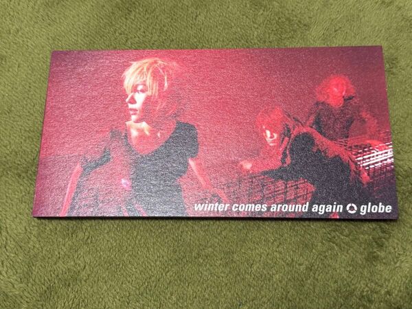 美品 globe CDシングル「winter comes around again」非売品CD
