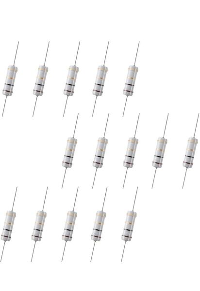 Fielect 金属酸化膜抵抗器 炭素皮膜抵抗器 抵抗器キット 100個入り