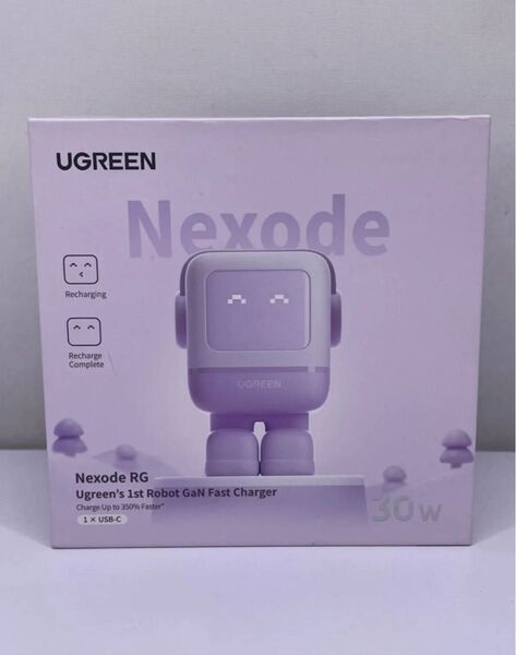 UGREEN Uno 30W PD 充電器 ロボット型 USB-C充電器