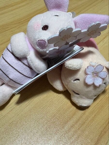 くまのプーさん マスコット さくらver. プーさん ピグレット 2個セット