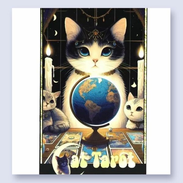 ねこタロットタロットカード占いオラクルルノルマン 占星術開運B986