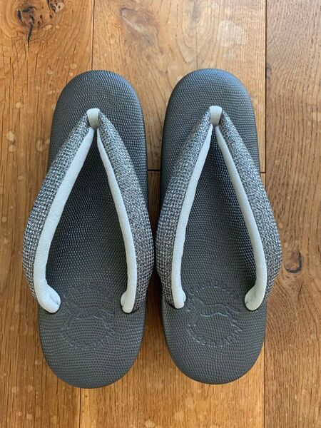 新品 Calen Blossoカレンブロッソ 草履 ギアナ 牛革 渡敬組紐 M