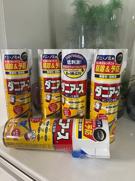 【新品未開封】アース製薬 ダニアース 300ml (35畳分) 5本セット