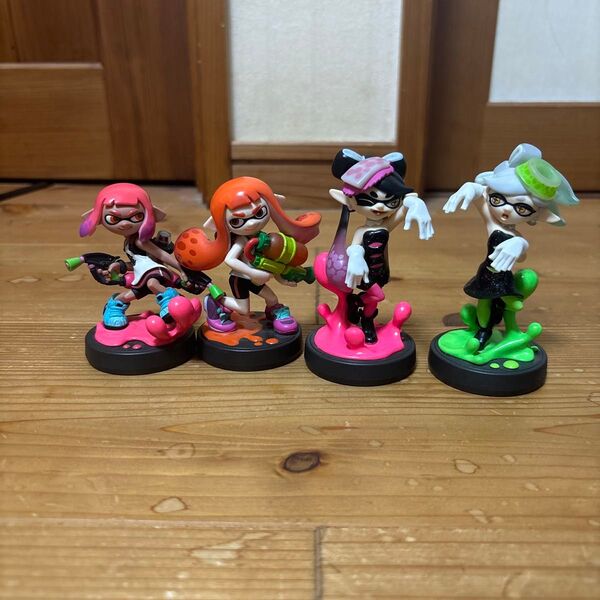 スプラトゥーン amiibo ガール1.2 ホタル アオリ 4個セット