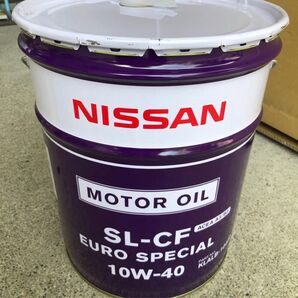 日産純正エンジンオイル・ユーロスペシャル10W40 20L缶 送料込