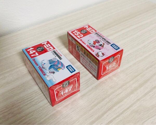 トミカ シナモロール No.147 ハローキティ No.152 サンリオ ドリームトミカ シナモン