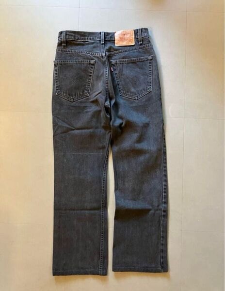 USA製 Levi's 517 黒 ヴィンテージ フレアデニム ベルボトム 古着 ジーンズ ジーパン デニムパンツ ビンテージ