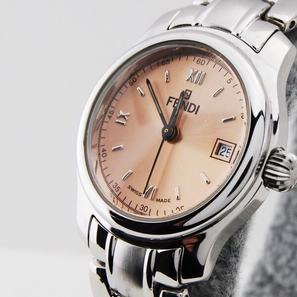 FENDI フェンディ 210L 女性用 腕時計(電池式)動作正常 ベルト15cm