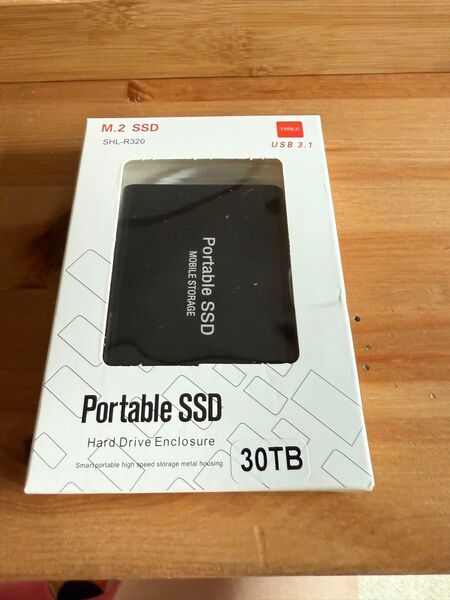 ポータブルSSD 30TB SHL-R320 USB 3.1 動作確認済