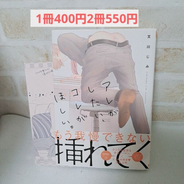 文川じみアレがしたいコレがほしい商業BLボーイズラブコミック漫画