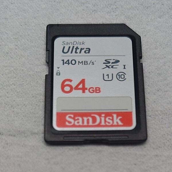 SanDisk サンディスク SDカード 64GB Ultra Class10 UHS-I 中古 フォーマット済み