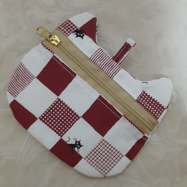 ファスナーポーチ小物入れ猫ちゃんココランド ハンドメイド