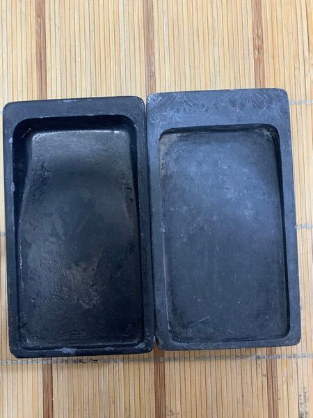 一つが雨畑硯 硯 すずり 学校 書道具 硯石 13.8x2cmx7.7cm