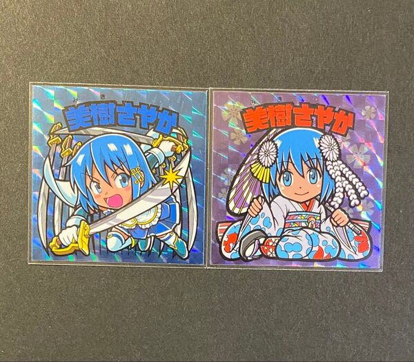 YY-FACTORY 魔法少女まどか☆マギカ【美樹さやか 2枚セット】さん家祭り 関西シルクリエイト 自作シール