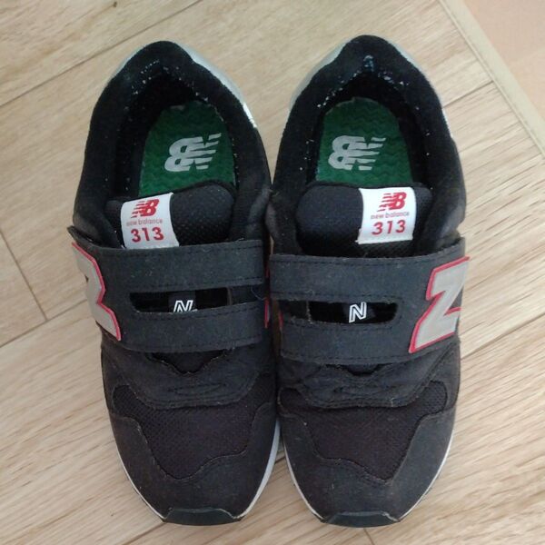 New Balance PO313 キッズスニーカー マジックテープ 21.5cm