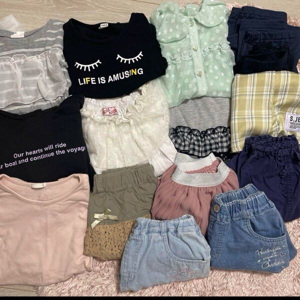 女の子tシャツセット トップス 女の子 スカートおまとめセット