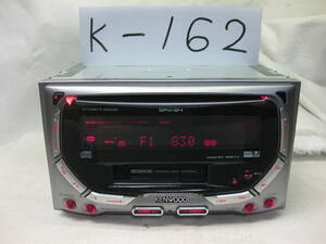 K-162　KENWOOD　ケンウッド　DPX-04U　2Dサイズ　CD&カセットデッキ　故障品