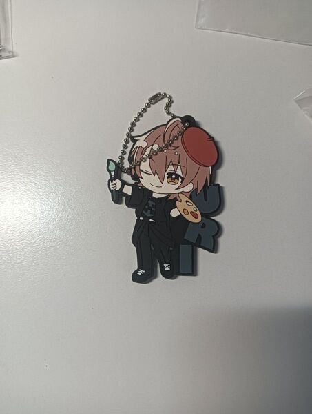 カラフルピーチうりさんラバーキーホルダー