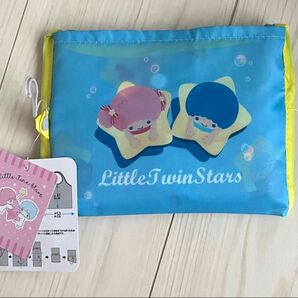 しまむら サンリオ リトルツインスターズ キキララ エコバッグ ショッピングバッグ