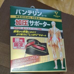 バンテリンコーワ 加圧サポーター 腰用固定タイプ Lサイズ大きいめ
