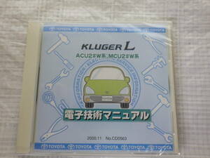 電子技術マニュアル ACU2＃W/MCU2#W系クルーガL 2000年11月版 compact disc CD-ROM