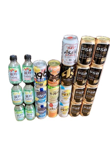 お酒24本セット ビール チューハイ 鏡月 等 アサヒ サントリー 詰め合わせ