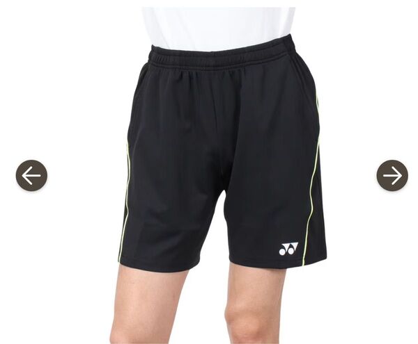 新品! ヨネックス バドミントン テニス ハーフパンツ 黒