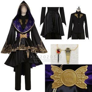 Модифицированная версия с реальным реквизитом для съемок Twisted Wonderland Twiste Ceremony Outfit All Cosplay Costume Wind (обувь для парика продается отдельно)