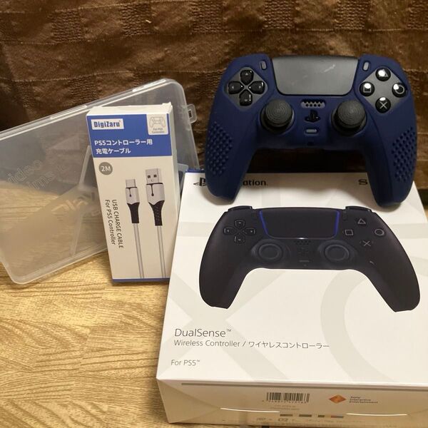 PlayStation5 DualSense ワイヤレスコントローラー CFI-ZCT1J01 (ミッドナイトブラック)