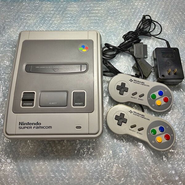 【美品】スーパーファミコン 後期型本体