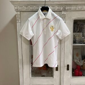 FIRA GOLF フィラゴルフ 半袖シャツ L ホワイト ワッペン