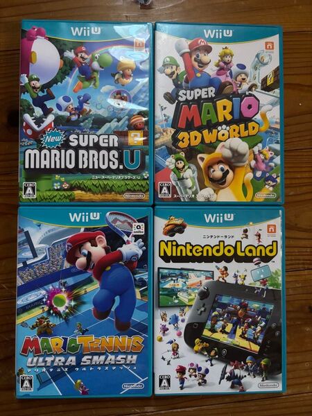WiiU スーパーマリオ3Dワールド マリオテニス スーパーマリオブラザーズ ニンテンドーランド