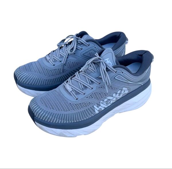ホカオネオネ HOKA ボンダイ7 27cm US9 グレー