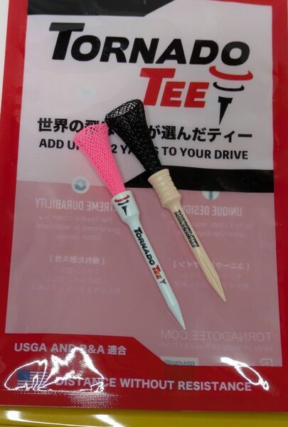 TORNADO TEE トルネードティー ゴルフティー 旋風ティー83mm 2本セット ロング
