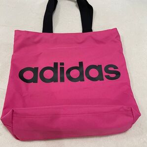 adidas トートバッグ ピンク