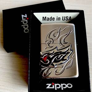 現品限り Zippo ジッポー ライター ロストウィング シルバー サイドメタル ファイア エポキシ オイルライター 希少品