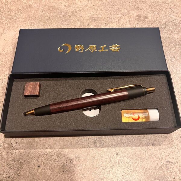 野原工芸 キングウッド ボールペン スタンダード ゴールド金具 SANZO