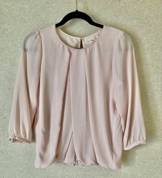 【中古】ピンク ブラウス Mサイズ